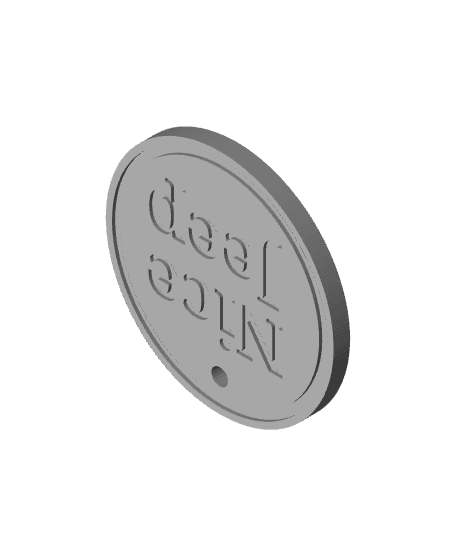 Jeep Coins / Keychains 3d model