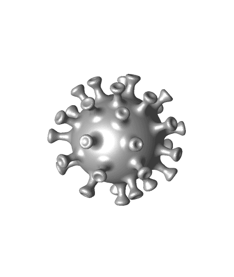 Corona Virus 3d Design 3d model