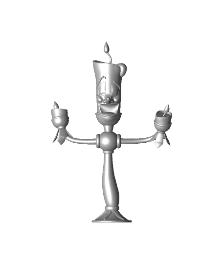 Lumière from Beauty and the Beast - fan art by Oddity3d full viewable 3d model