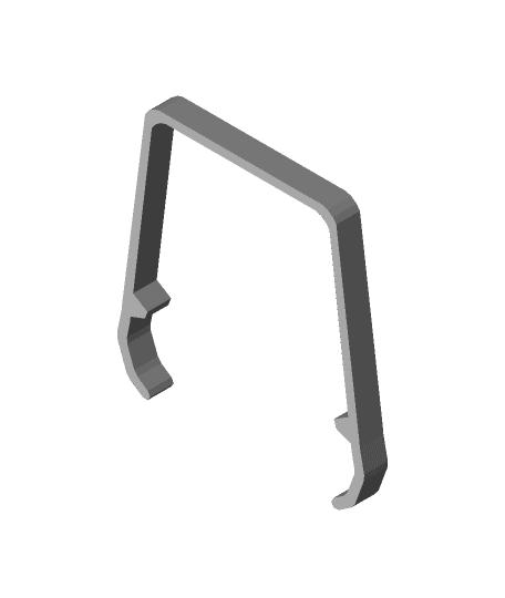 compliant clip-on phone stand 3d model
