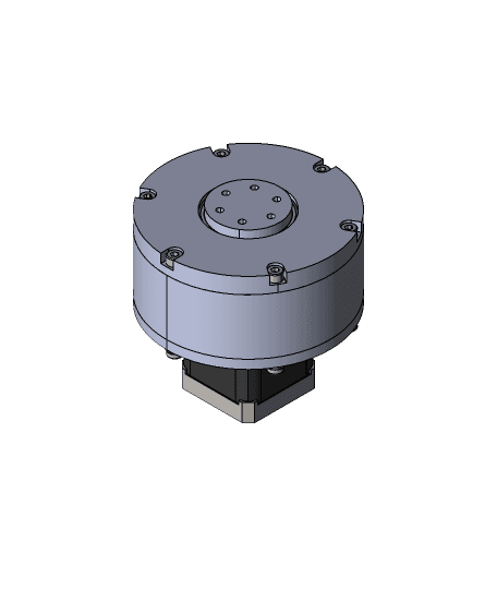 Cycloidal Drive with 19: 1 Reduction Ratio by HowToMechatronics full viewable 3d model