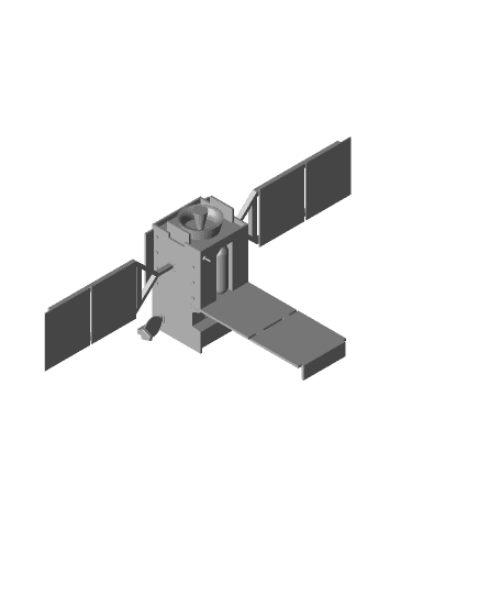 Space Based Infrared Surveillance (SBIRS) Satellite 3d model