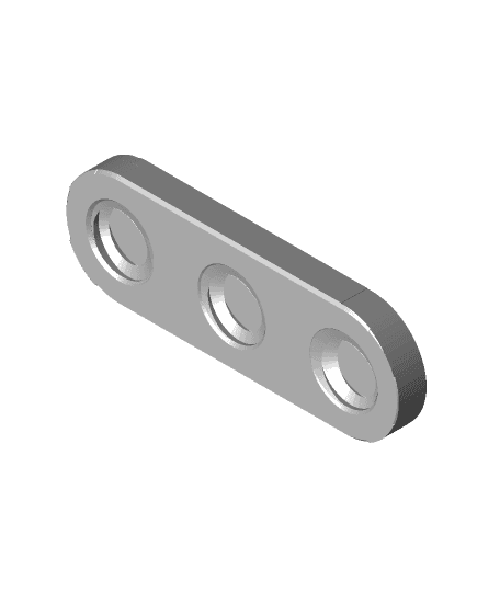 STEMFIE 500% to GridFinity 1x3 Baseplate Adapter by ww9a full viewable 3d model