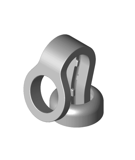 bent_stand_watch_stand_collar_and_body.stl 3d model