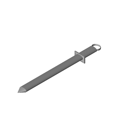 First Sword (keychain).stl 3d model