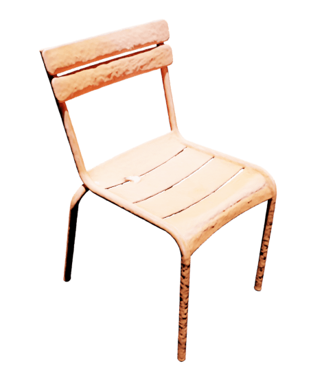 Orange Chair 3d model