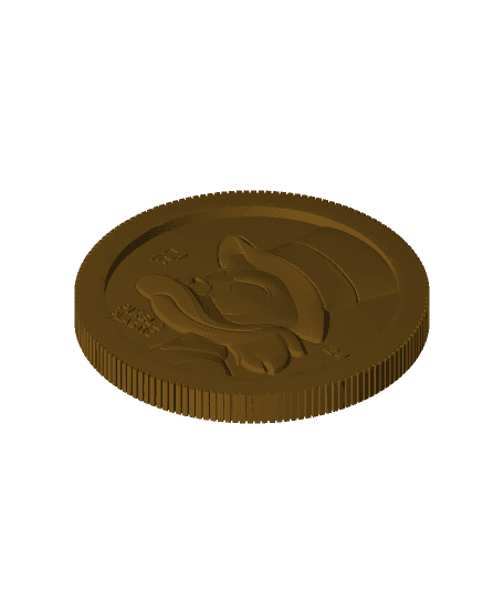 Scrooge Coin - 10 To Start 3d model