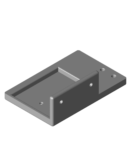 Mega Zero under bed standby power bracket (Meanwell RS-15-5) by ksanislo full viewable 3d model