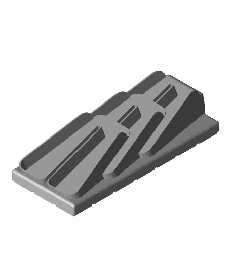 Gridfinity Pliers Holder Inclined 3 in 7x3 3d model
