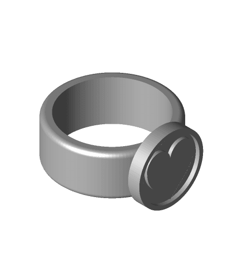 Ring in love 3d model