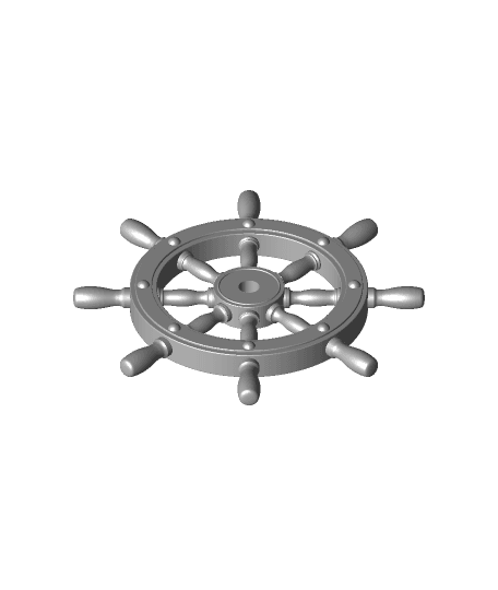 Ship's Wheel 3d model