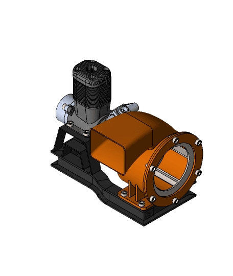 Engine Blower by mihirmistry- full viewable 3d model