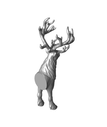 Reindeer Frame with Desktop Stand 3d model