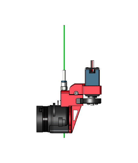 Filament-Cutter for Bondtech LGX-Lite Extruder 3d model
