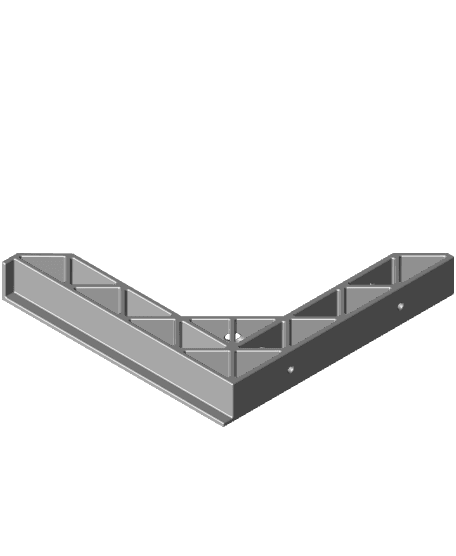 Lattice Shelf Brace 3d model