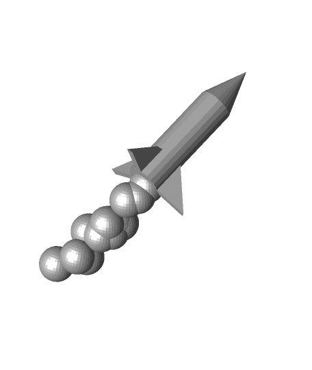 rocket for DC3.stl 3d model