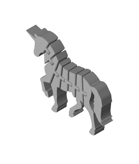 Flexi-UnicornFlat.stl 3d model