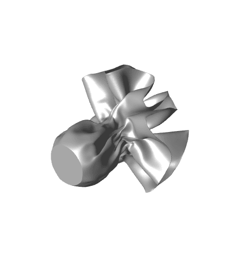 Cloth Ball - Flowered 3d model