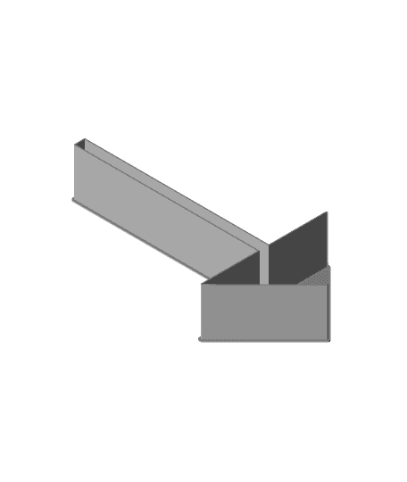 TRIANGLE-HEADED RIGHTWARDS ARROW, nestable box (v1) by PPAC full viewable 3d model
