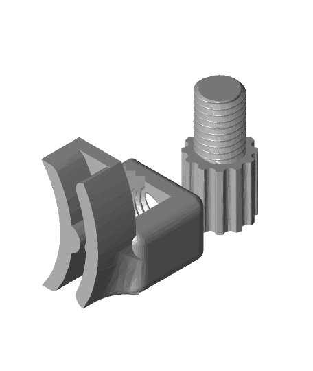 filament clip 3d model