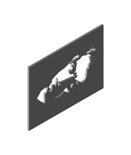 Lacan 2D Art Frame.stl 3d model