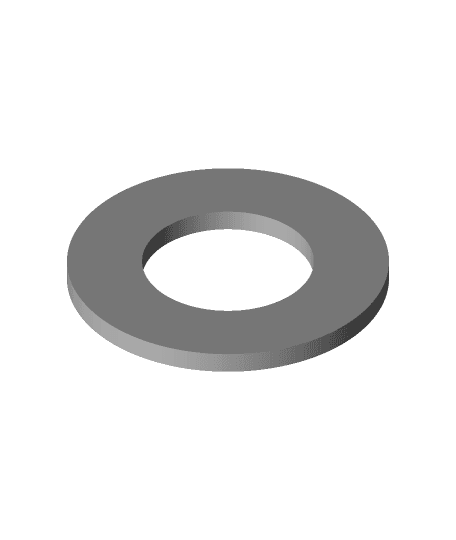 M6 Washer DIN125a 3d model