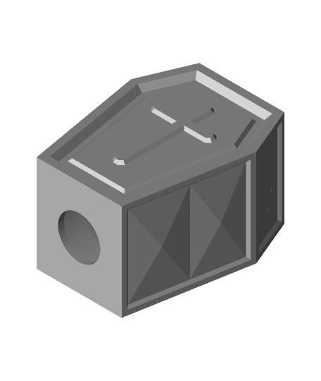 Coffin Can Cup No Handle - Corrected 3d model