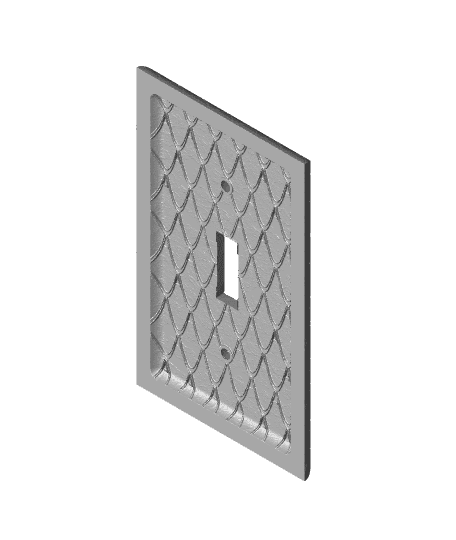 scale light switch plate 3d model