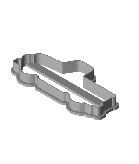 Old Truck Cookie Cutter 3d model