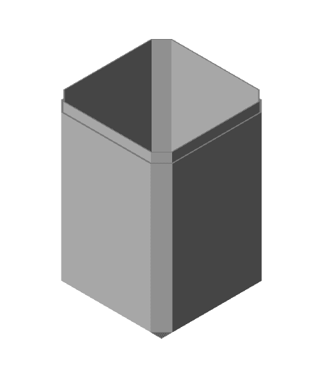 Large Container & Lid 3d model