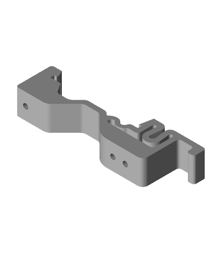 DIN Rail Spring Clip by peaberry full viewable 3d model