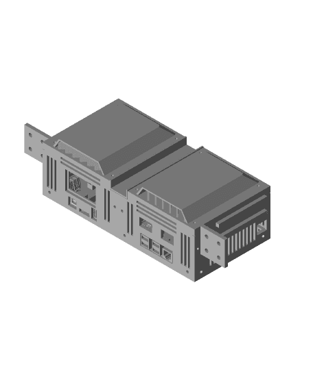 Ender 3 - Control Box v2 - SKR/RPI 3d model