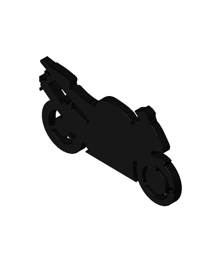  Sport Bike keychain by juankmed full viewable 3d model