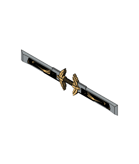 THANOS DOUBLE EDGED SWORD.SLDPRT by dylanfer209 full viewable 3d model