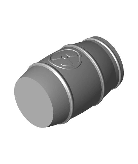 Nuclear Waste Container 3d model