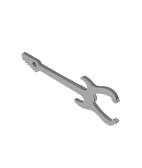 Guitar pick guitar keychain by petarcrnjak0 full viewable 3d model