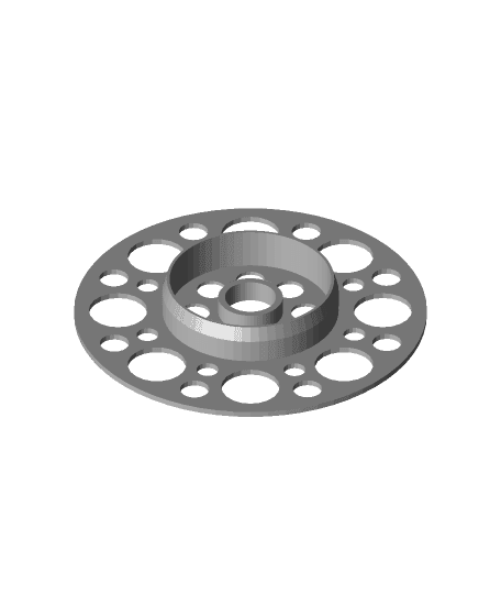 Spool / Holder for Loose or Sample Filaments 3d model