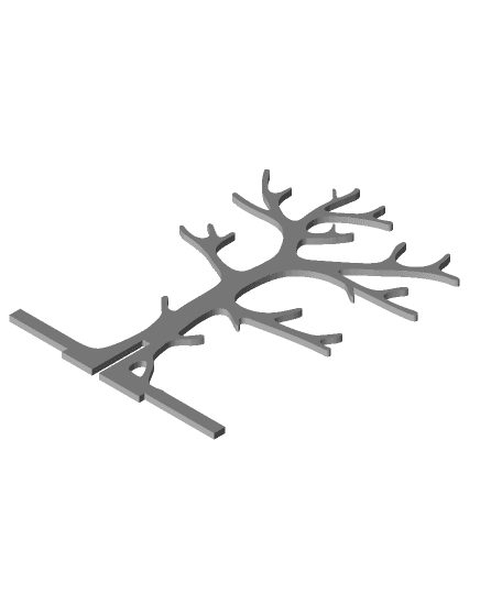 Jewelery Tree by Fredenax full viewable 3d model
