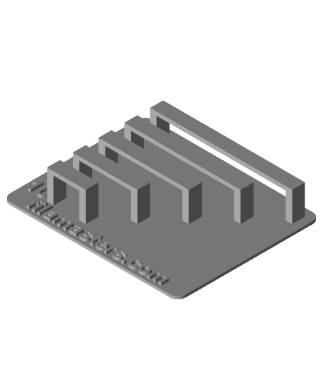 Filamasters Bridging Test v7 by Permethious full viewable 3d model