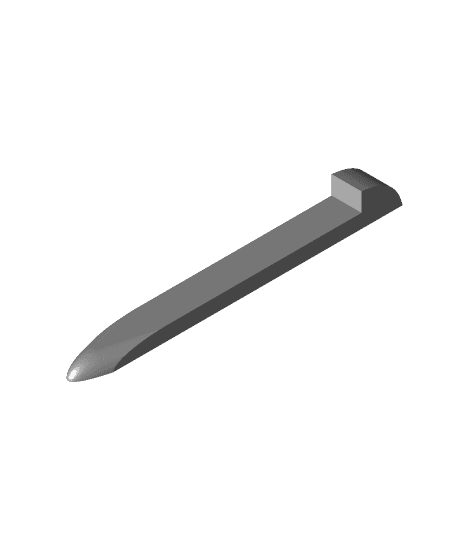 Pocket knife replacement toothpick 3d model