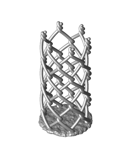 Chain Link Vase Small by DaveMakesStuff full viewable 3d model