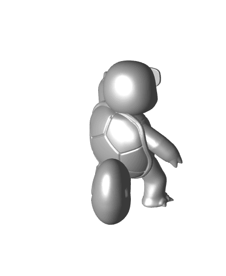 Cool Guy Squirtle 3d model