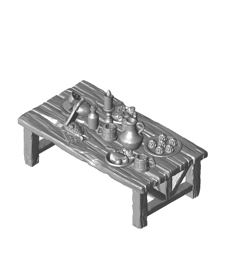 Gatehouse - Dining Set 3d model