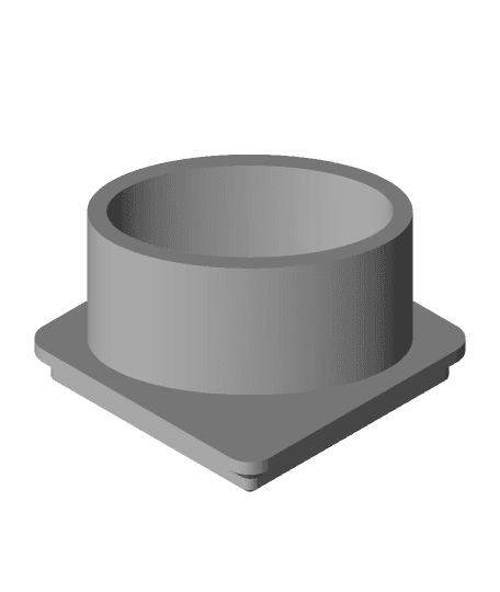 Parametric round and elliptical holder for Gridfinity 3d model