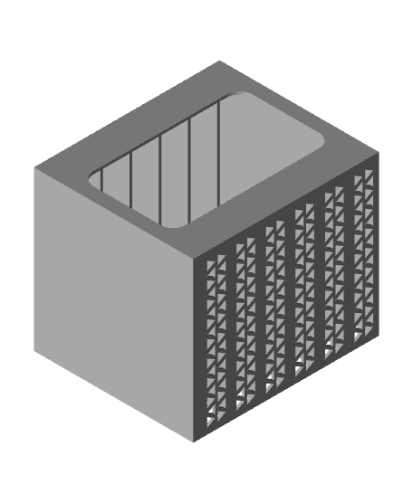 Drawer box for eletronic components 3d model