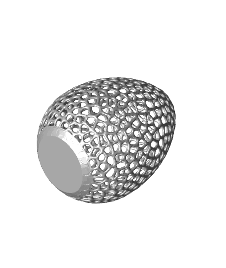 Easy Print Voronoi Egg 3d model