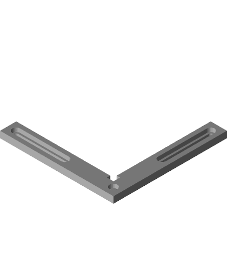 Right Angle Jig for CNC Router 3d model