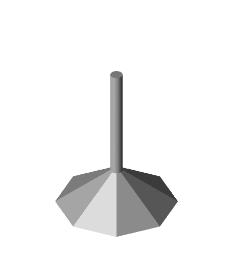 Flagpole for carousel building 3d model