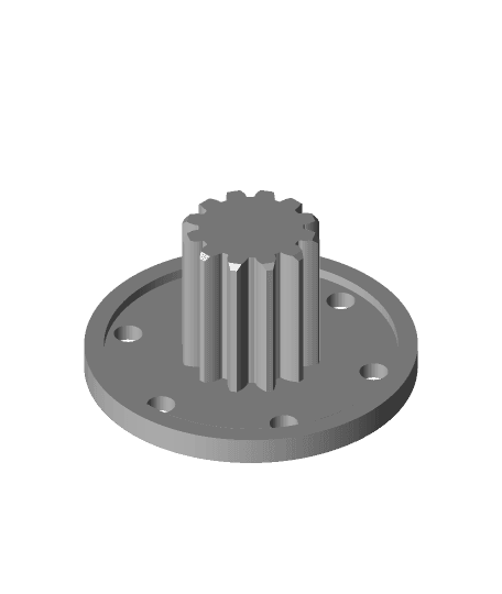 Planetary Gearbox 4:1 Stackable 3d model