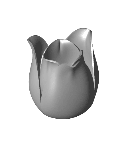 Magnetic tulip 3d model